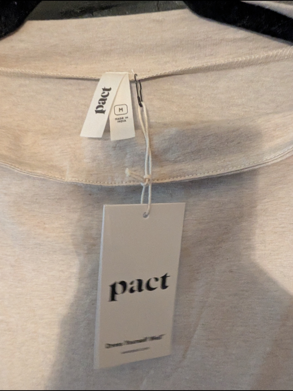 Pact Cowl Neck Midi Dress, M, in Beige - Picture 4 of 7